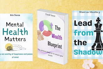design a minimalist self help or business book cover