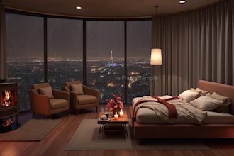 create rain video, cozy ambient relaxing videos for youtube