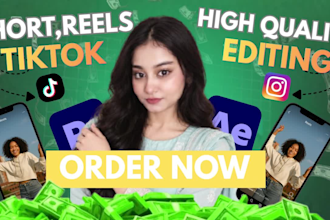 do video editing for youtube shorts, intagram reels, tiktok