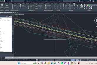 create civil 3d road design, corridor modelling profiles and quantity takeoff