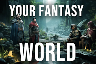 write the plot and lore for your fantasy world