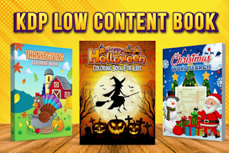 design kdp low content book, christmas, activity book for amazon kdp