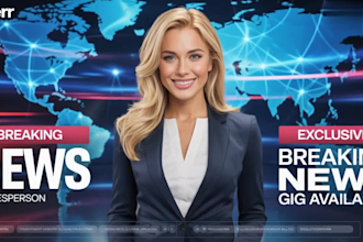 produce daily viral faceless news videos with ai spokesperson for monetization