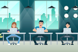 create 2d animated videos or business explainer videos