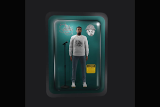create dope 3d spin nft trading card, membership card, virtual acces passes