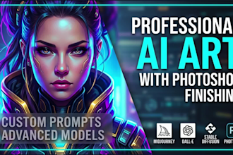 create professional ai art with photoshop retouching
