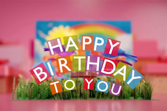 create happy birthday wishing video within 24hours