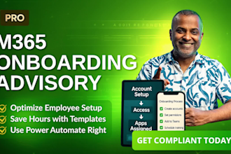 review your microsoft 365 onboarding process and suggest improvements