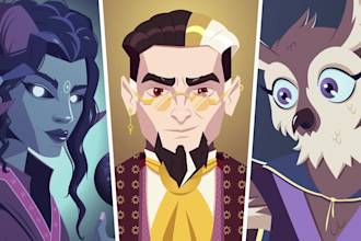 draw original dnd fantasy character art