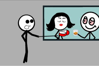 create 2d stickman and stick figure animations