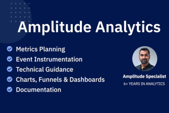setup amplitude analytics, reports and dashboards