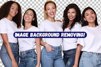 upscale, object and image background removal in bulk