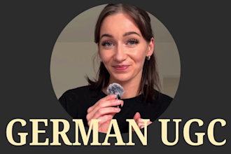 create german ugc video ads for tiktok, instagram and facebook