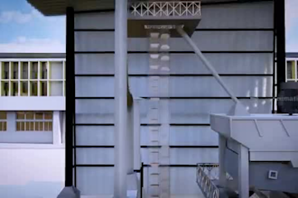do 3d industrial video robotic animation machinery and manufacturing process