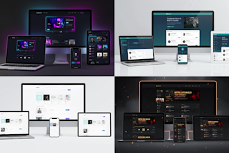 create a music website for artists, djs, bands, producers or record labels