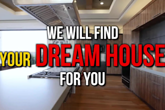 create real estate promotional video for you