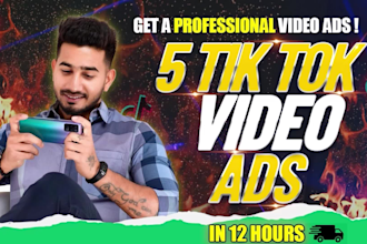 create tik tok video ads for your products or business