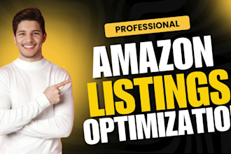 provide comprehensive amazon listing optimization,  amazon SEO keyword research