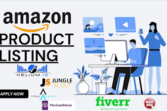 create amazon fba product listing creation, amazon product listing optimization
