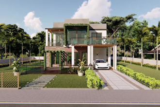 do realistic exterior, interior architectural 3d modeling and rendering