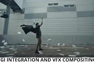 do professional vfx compositing, fire and blood effects, greenscreen and magic