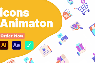 do custom icon and icon set animation for your app and websites