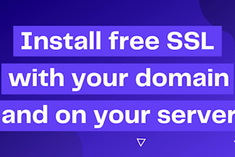 install a free SSL certificate, fix https errors and servers