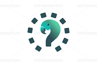 create custom webpage or app preloader in lottie json