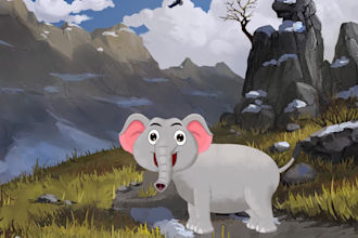create kids learning video
