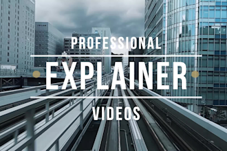 create professional explainer video for your business with voiceover