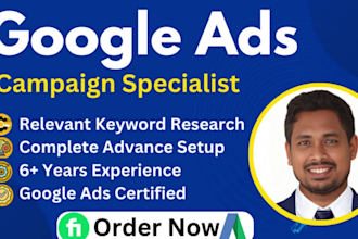 do effective set up and manage highly profitable google ads and ppc campaign