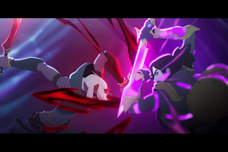 2d cartoon music video,anime fighting,short film trailer,2d game animated video