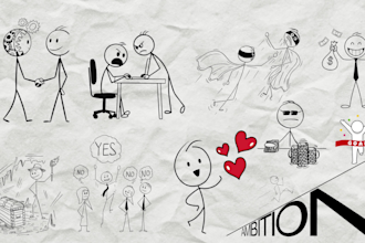 make stick figure animation video for youtube