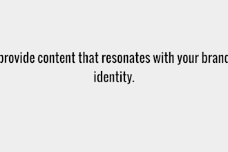 write your brand story and mission statement