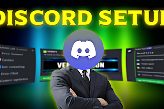 setup a professional custom discord server