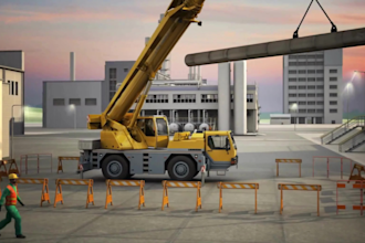 do 3d industrial video technical safety training manufacturing process animation
