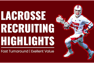create a lacrosse highlight reel for recruiting