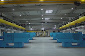 create 3d industrial animation and factory process mechanical automation video