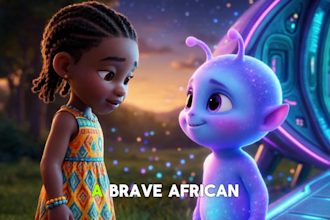 create viral ai african folktales video ai american folk stories animation