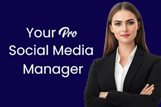be social media manager for meta and pinterest with content creation strategy