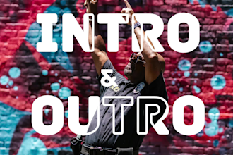 create custom 4k youtube intro,outro and logo animation