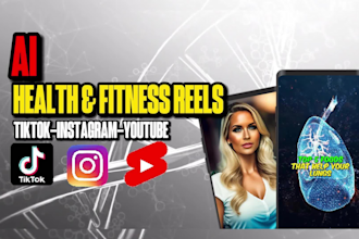 edit ai health and fitness instagram reels, youtube shorts and tiktok videos