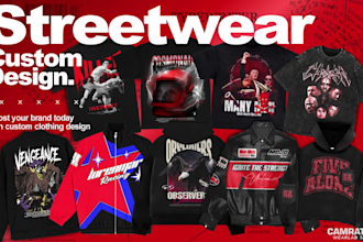 create original streetwear artwork for your clothing line