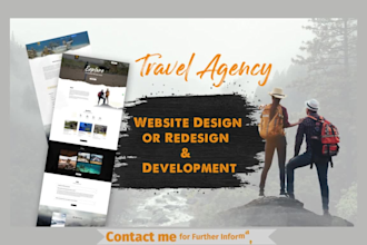 build a premium travel agency website