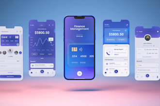 design your mobile app uiux screens prototype using figma