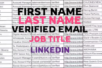 do b2b lead generation, data enrichment email list building and prospect lead