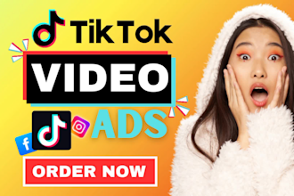 create tiktok video ads, tik tok ads and dropshipping video ads
