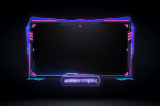 make animated twitch alert or cam border in 20 USD