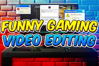 do funny gaming video editing