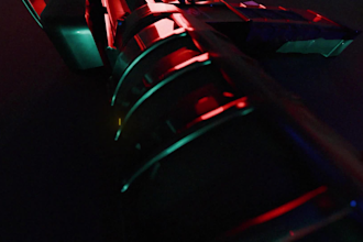 create a professional 3d animated music visualizer